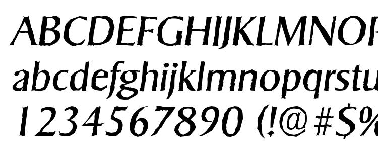 глифы шрифта SigvarAntique Italic, символы шрифта SigvarAntique Italic, символьная карта шрифта SigvarAntique Italic, предварительный просмотр шрифта SigvarAntique Italic, алфавит шрифта SigvarAntique Italic, шрифт SigvarAntique Italic