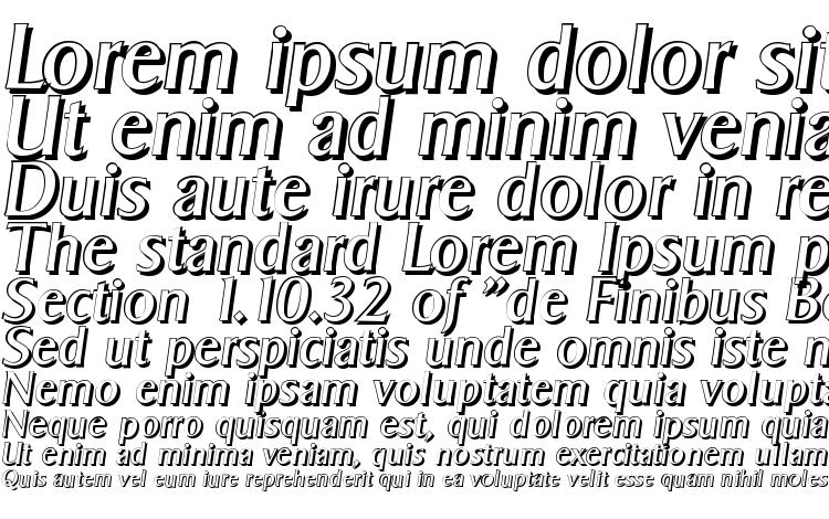 specimens SigvarShadow Italic font, sample SigvarShadow Italic font, an example of writing SigvarShadow Italic font, review SigvarShadow Italic font, preview SigvarShadow Italic font, SigvarShadow Italic font