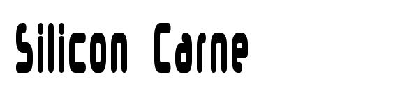 Silicon Carne font, free Silicon Carne font, preview Silicon Carne font