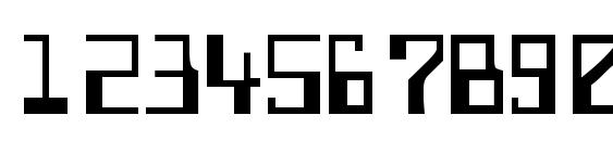 Sillycon Regular Font, Number Fonts