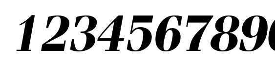 Simeiz bolditalic Font, Number Fonts