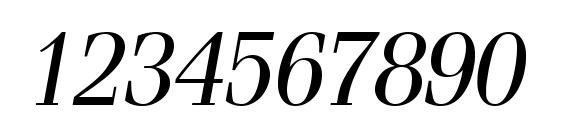 Simeiz Italic Font, Number Fonts