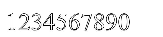 Simple Indust Shaded Font, Number Fonts