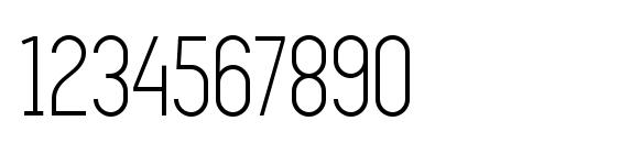 Simplifica Font, Number Fonts