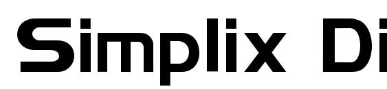Simplix Display SSi font, free Simplix Display SSi font, preview Simplix Display SSi font