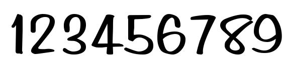 Шрифт Simpson Bold, Шрифты для цифр и чисел