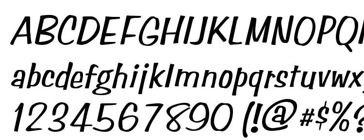 глифы шрифта Simpson Italic, символы шрифта Simpson Italic, символьная карта шрифта Simpson Italic, предварительный просмотр шрифта Simpson Italic, алфавит шрифта Simpson Italic, шрифт Simpson Italic