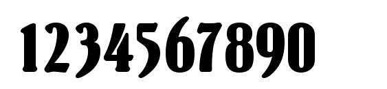 Simpson Regular Font, Number Fonts