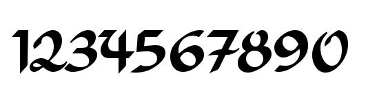 SimranITC TT Font, Number Fonts