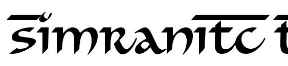 шрифт SimranITC TT, бесплатный шрифт SimranITC TT, предварительный просмотр шрифта SimranITC TT