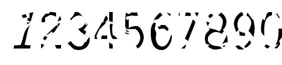 Simulation Font, Number Fonts