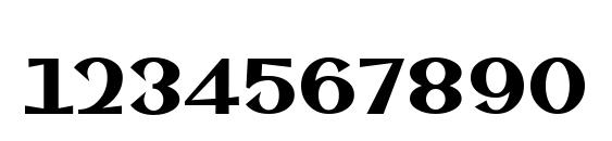 SinahSans LT BlackCondensed Font, Number Fonts