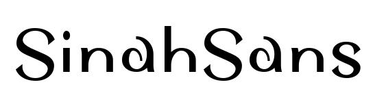 SinahSans LT Bold Condensed Font
