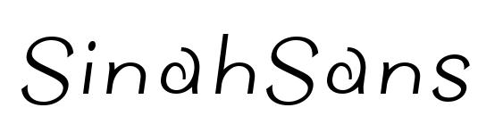 SinahSans LT Condensed Italic font, free SinahSans LT Condensed Italic font, preview SinahSans LT Condensed Italic font
