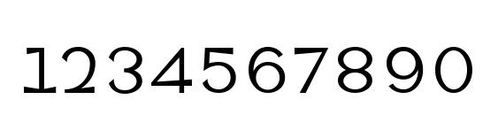 SinahSans LT Condensed Font, Number Fonts