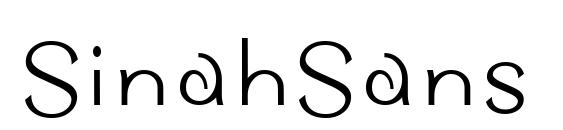 SinahSans LT Condensed Font, Free Fonts