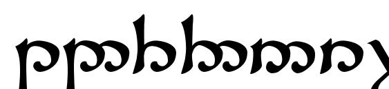 Sindar Font, Number Fonts