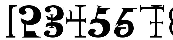 Singothic Regular Font, Number Fonts