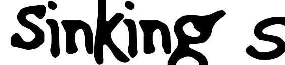 Sinking ship font, free Sinking ship font, preview Sinking ship font