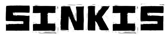 Sinkis93 font, free Sinkis93 font, preview Sinkis93 font