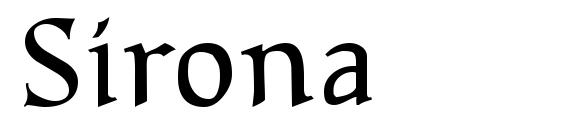 Sirona font, free Sirona font, preview Sirona font