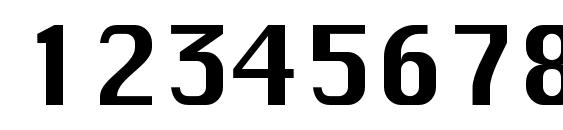 Sistemnyjc Font, Number Fonts