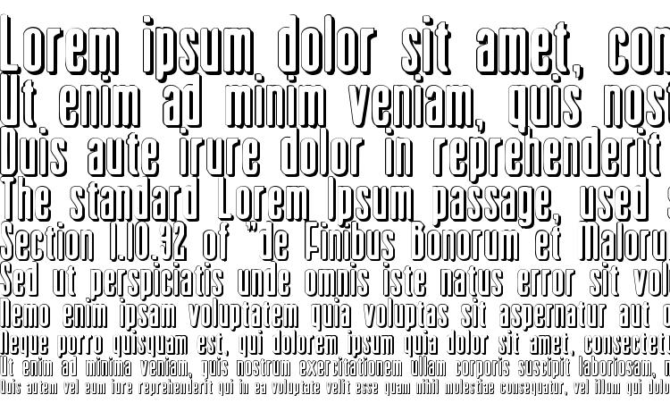 specimens Sister Europe Shadow font, sample Sister Europe Shadow font, an example of writing Sister Europe Shadow font, review Sister Europe Shadow font, preview Sister Europe Shadow font, Sister Europe Shadow font