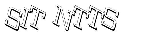 Sit ntts Font