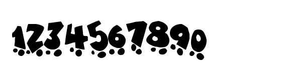 Sk8 or dye Font, Number Fonts