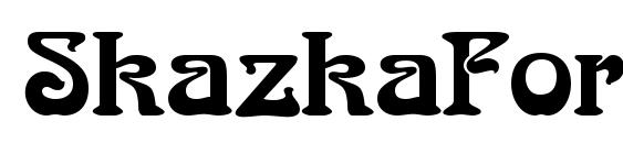 SkazkaForSerge Medium font, free SkazkaForSerge Medium font, preview SkazkaForSerge Medium font
