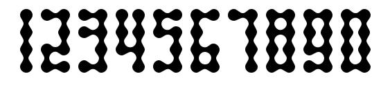 SkeletorStance Regular Font, Number Fonts