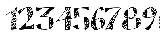 Sketchy Font, Number Fonts