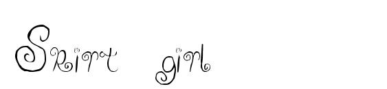 Skirt girl Font