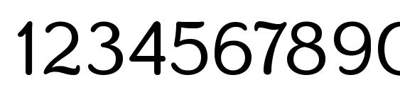 SkirtLt Regular Font, Number Fonts