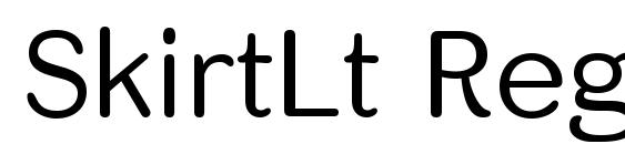SkirtLt Regular font, free SkirtLt Regular font, preview SkirtLt Regular font