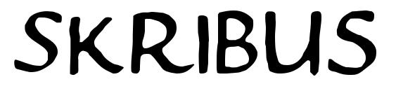 Skribus font, free Skribus font, preview Skribus font