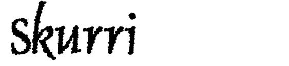 шрифт Skurri, бесплатный шрифт Skurri, предварительный просмотр шрифта Skurri