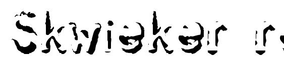 шрифт Skwieker regular, бесплатный шрифт Skwieker regular, предварительный просмотр шрифта Skwieker regular