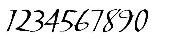 Skylark ITC TT Font, Number Fonts