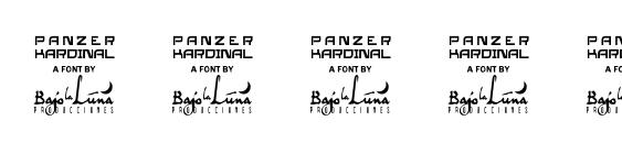 Sl panzerkardinal Font, Number Fonts