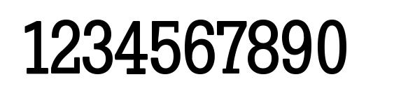 Slabtallx medium Font, Number Fonts