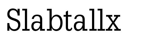 шрифт Slabtallx, бесплатный шрифт Slabtallx, предварительный просмотр шрифта Slabtallx