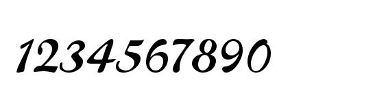 Slalom Regular Font, Number Fonts