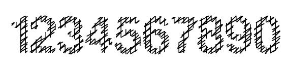 Slang king Font, Number Fonts