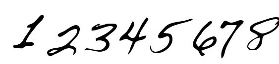 Slater Regular Font, Number Fonts