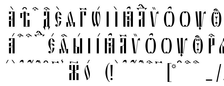 glyphs Slavjanic kUcs SpacedOut font, сharacters Slavjanic kUcs SpacedOut font, symbols Slavjanic kUcs SpacedOut font, character map Slavjanic kUcs SpacedOut font, preview Slavjanic kUcs SpacedOut font, abc Slavjanic kUcs SpacedOut font, Slavjanic kUcs SpacedOut font