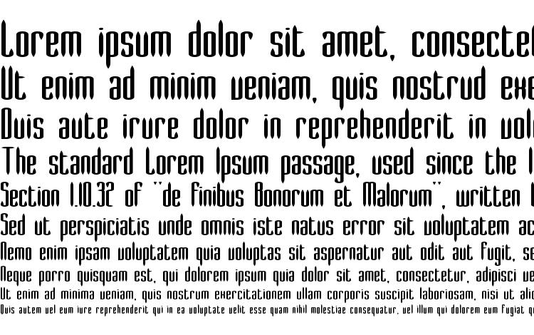 specimens Slender Wide BRK font, sample Slender Wide BRK font, an example of writing Slender Wide BRK font, review Slender Wide BRK font, preview Slender Wide BRK font, Slender Wide BRK font