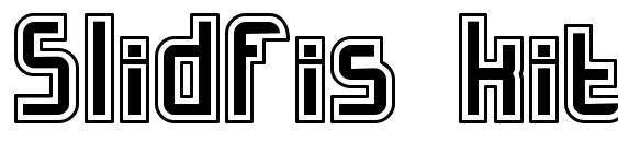 Slidfis kittlande font, free Slidfis kittlande font, preview Slidfis kittlande font
