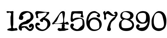 Sloppy ink Font, Number Fonts