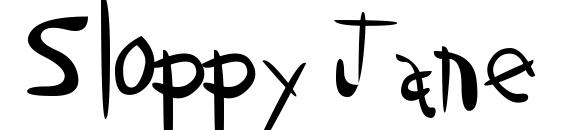 Sloppy Jane font, free Sloppy Jane font, preview Sloppy Jane font